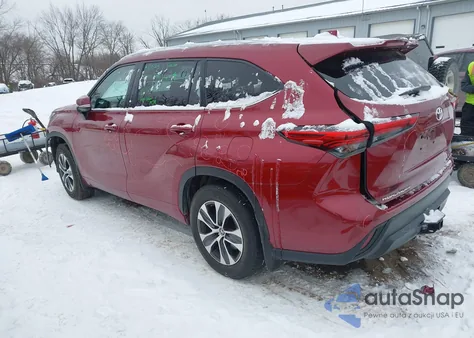 2021 Toyota Highlander Xle from USA, damaged, VIN 5TDGZRBH1MS144865